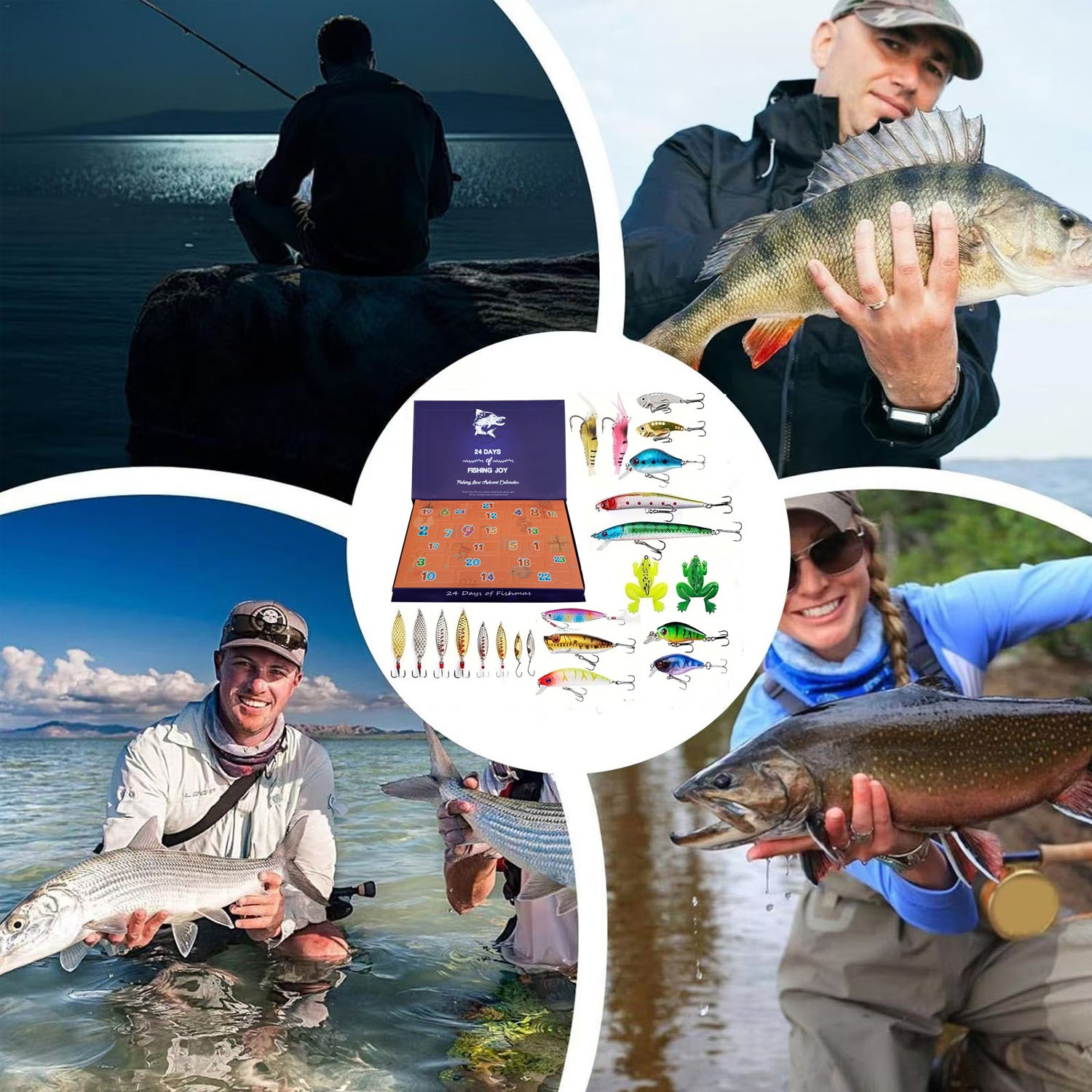 Fishing Blind Fishing Enthusiasts Fishing Bait Gift Box