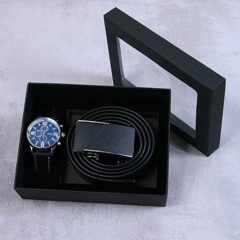 Men's Business Watch Belt Gift Basket