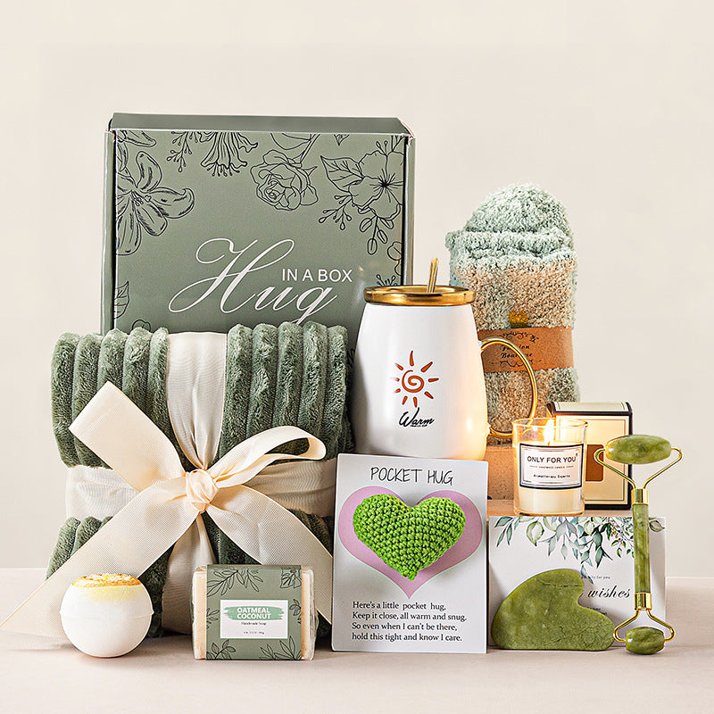Blanket Bath & Spa Set Aromatherapy Candle Gift Set