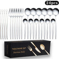Stainless Steel Knife And Forks 24-piece Gift Box