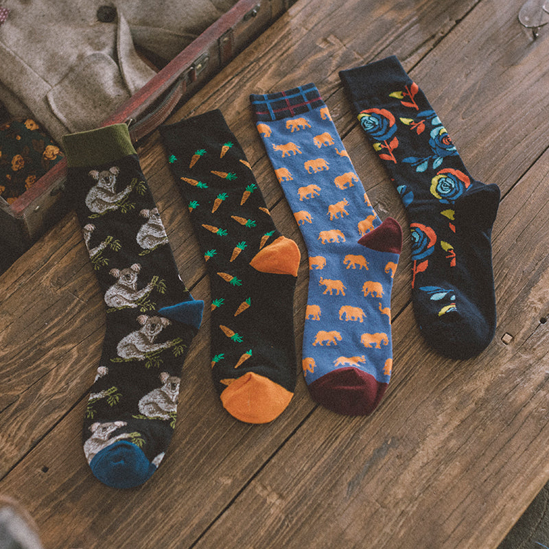 Men's Retro Socks Gift Box