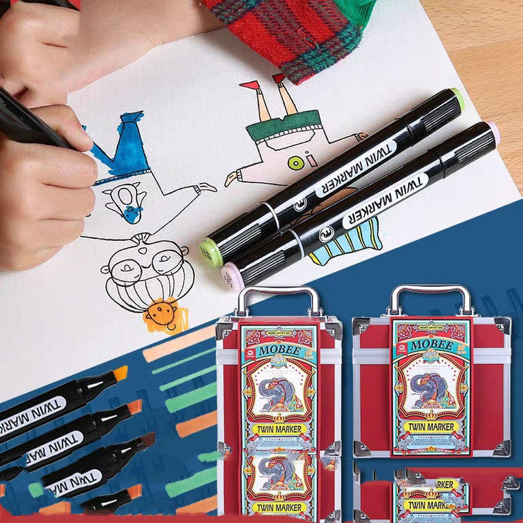 80 Colors Marker Gift Box