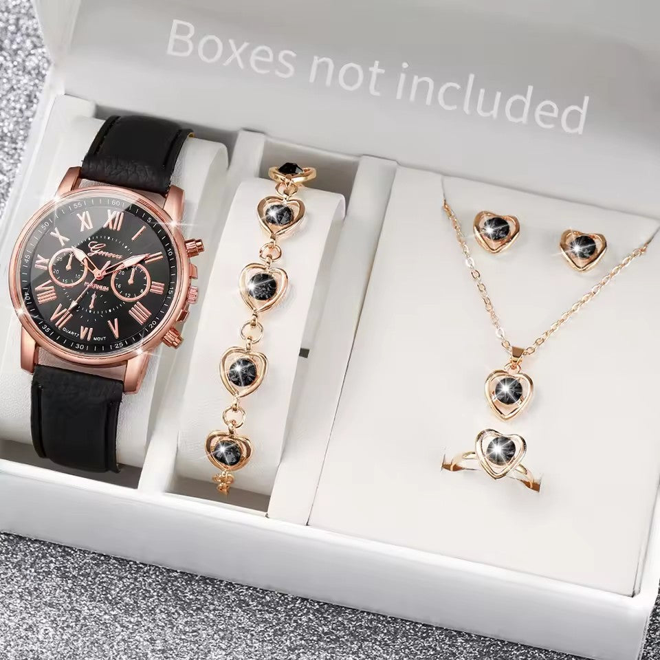 Women's Belt Watch Love Jewelry Gift Box