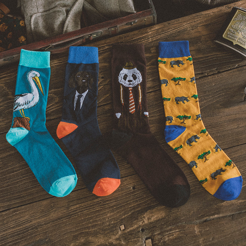 Men's Retro Socks Gift Box