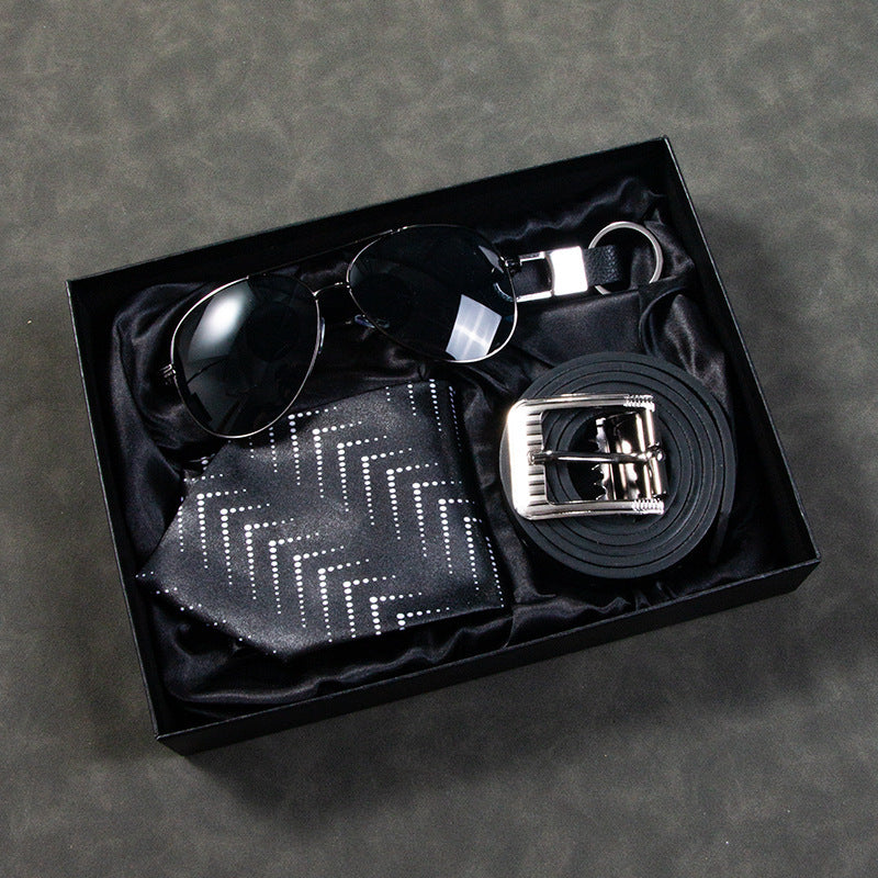 Men's Business Watch Belt Gift Basket