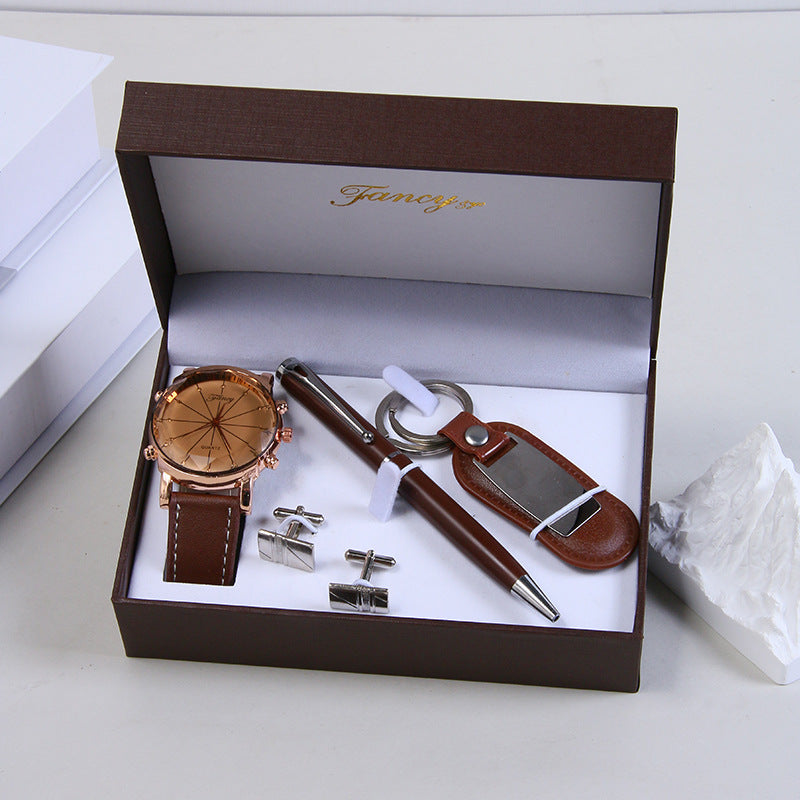 Men's Business Watch Belt Gift Basket