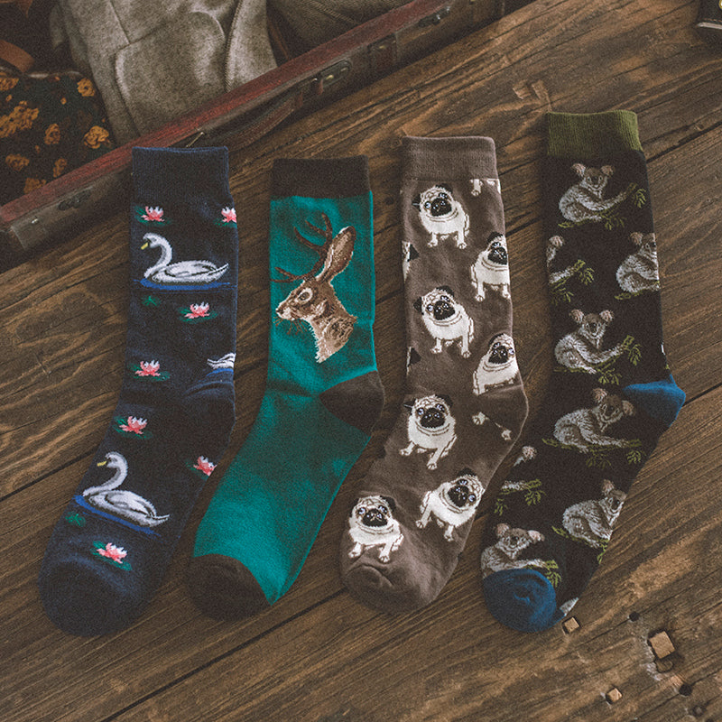 Men's Retro Socks Gift Box