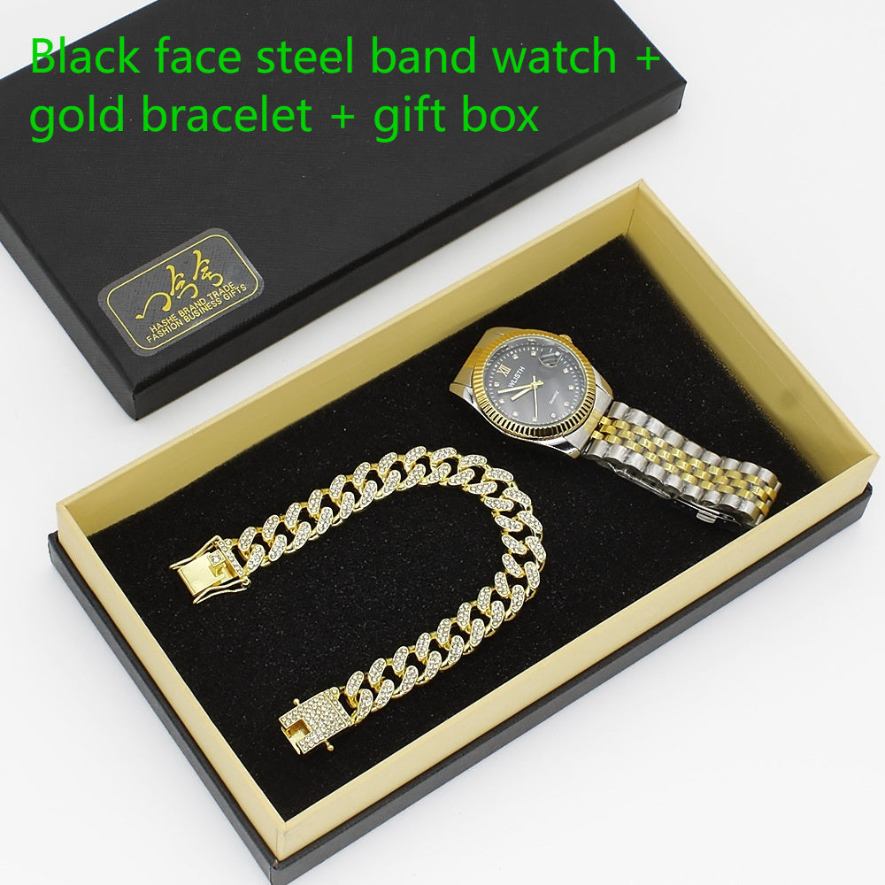 Wristwatch Glasses Men's Watch Business Gift Box