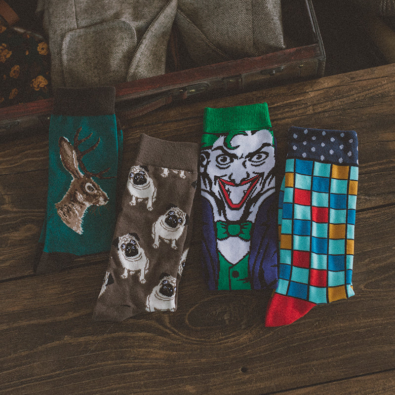 Men's Retro Socks Gift Box