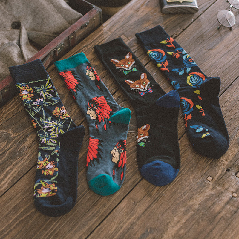 Men's Retro Socks Gift Box