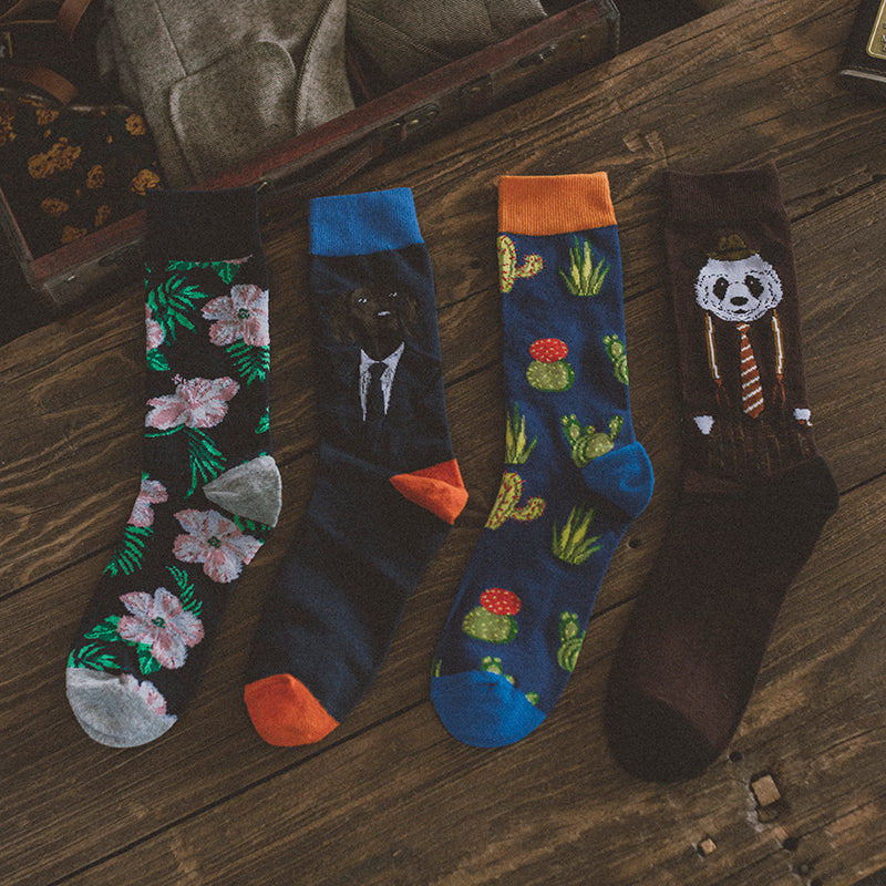 Men's Retro Socks Gift Box