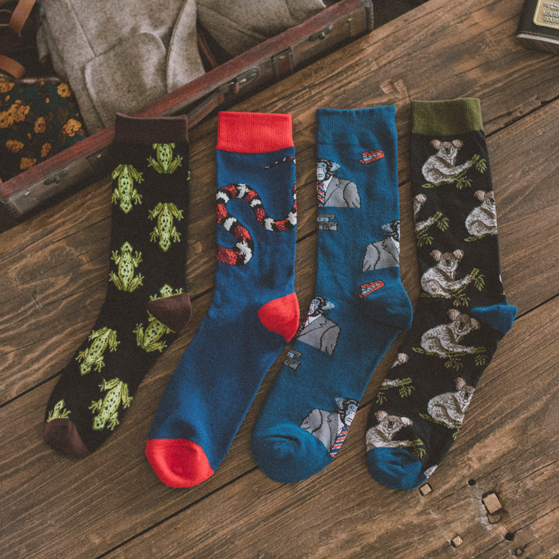 Men's Retro Socks Gift Box