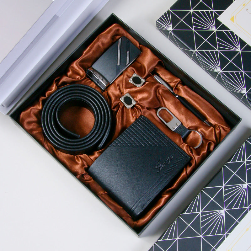 Men's Business Watch Belt Gift Basket