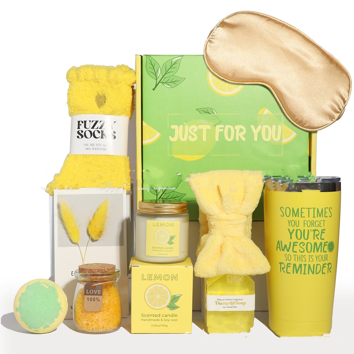 Bight Lemon Birthday Gift Basket