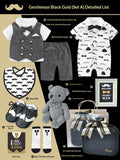 Baby High-End Gift Box Little Gentleman Black And Gold