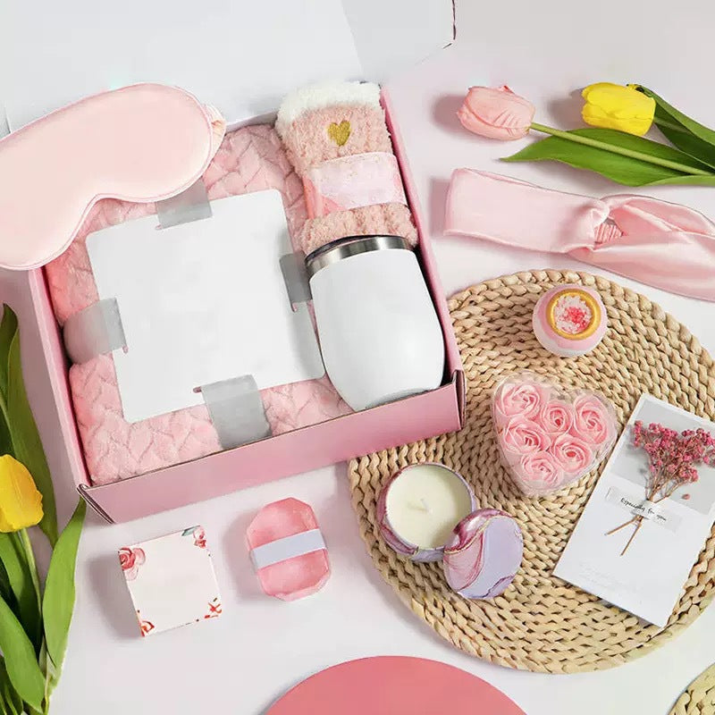 Aromatherapy Candle Bath Set Gift Box