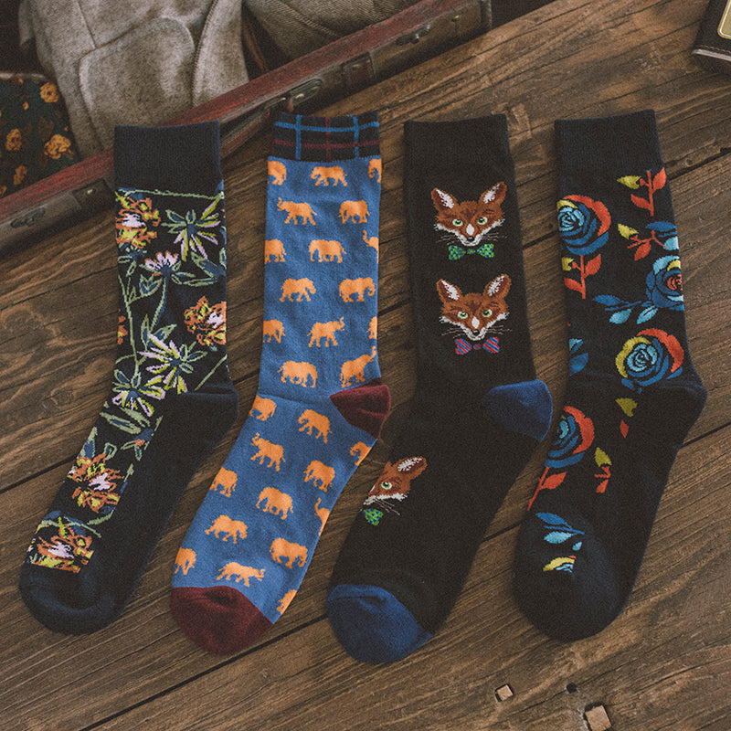 Men's Retro Socks Gift Box