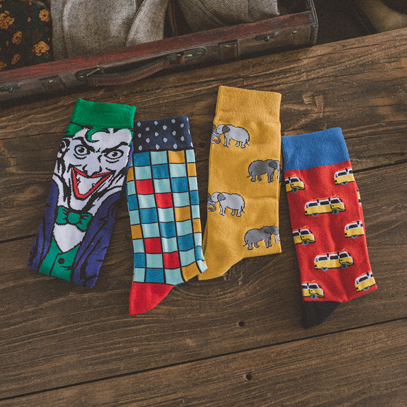Men's Retro Socks Gift Box