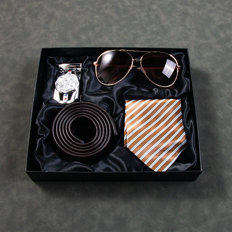 Men's Business Watch Belt Gift Basket