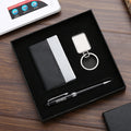 Notebook Signature Pen Keychain Business Card Holder Four-piece Set Gift Box