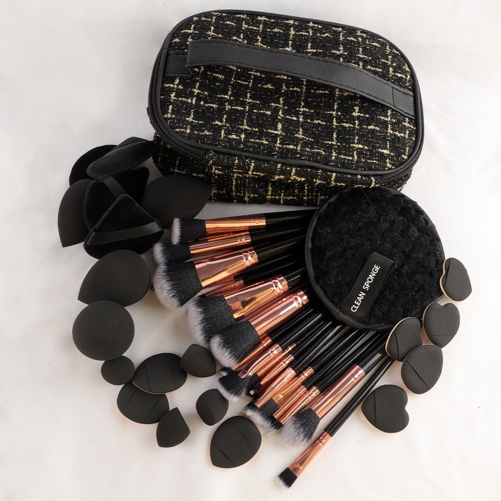 Cosmetic Bag Makeup Brush Set of 47pcs