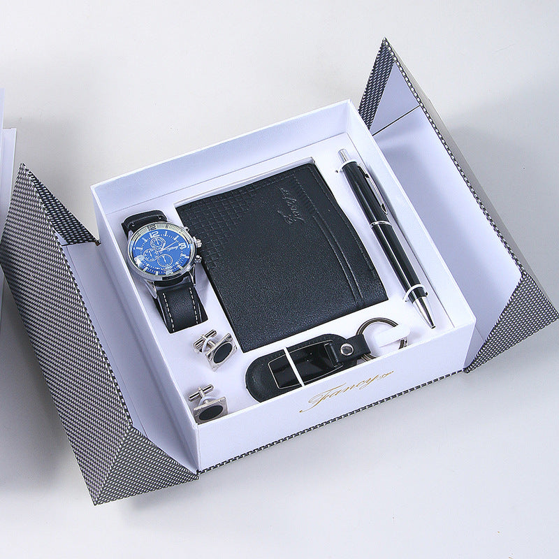Men's Business Watch Belt Gift Basket