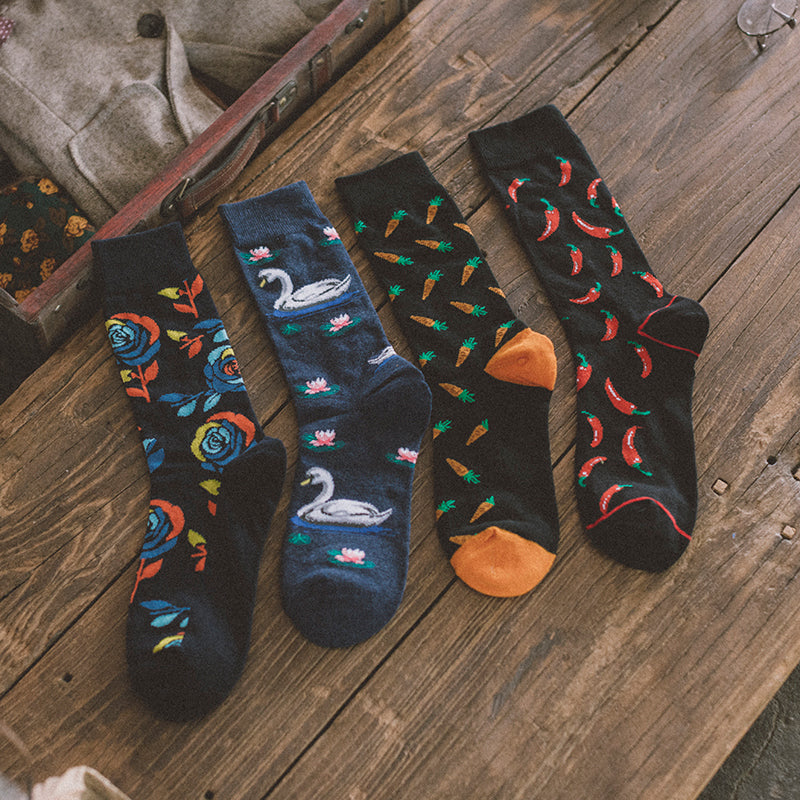 Men's Retro Socks Gift Box