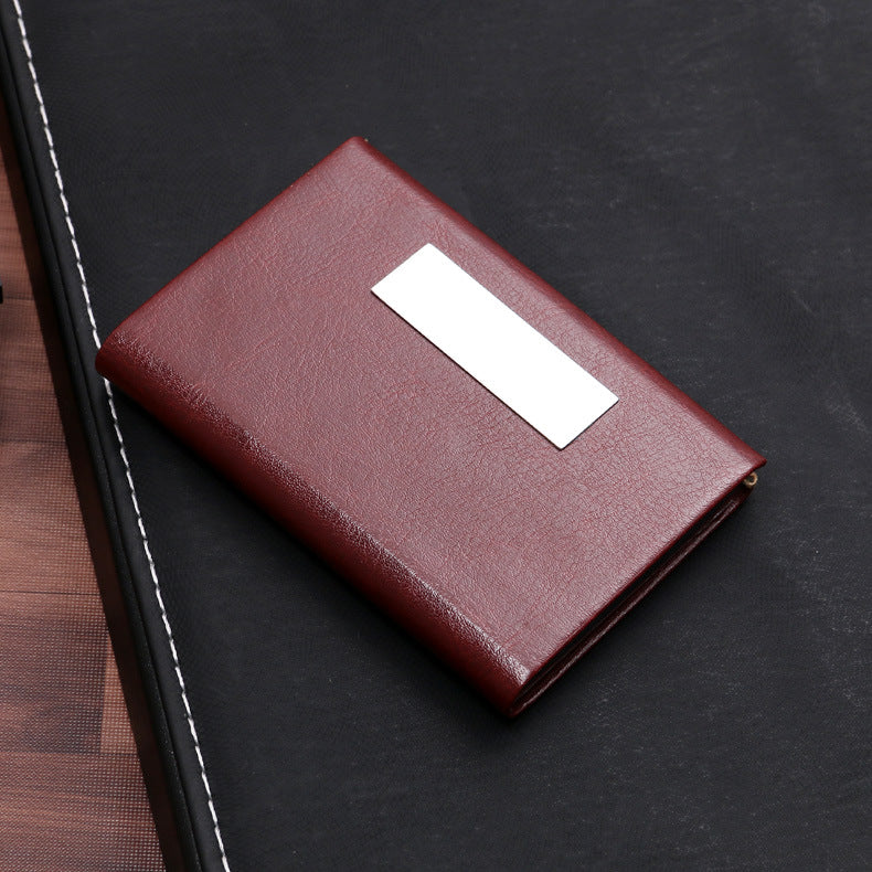 Notebook Signature Pen Keychain Business Card Holder Four-piece Set Gift Box