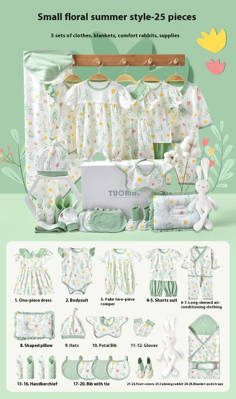 Babies Newborn Summer Thin Floral Gift Box