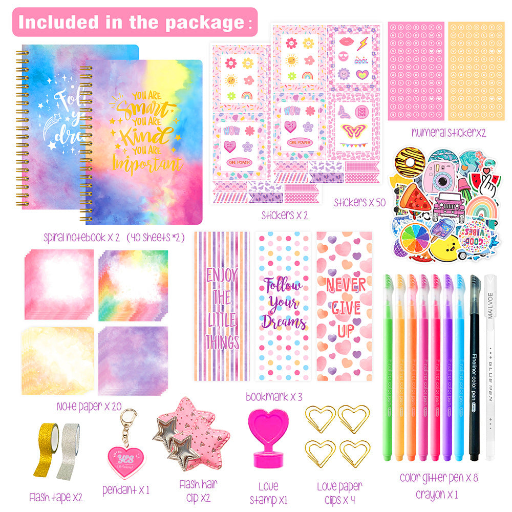 Girl's Birthday Gift Scrapbook Diary Box