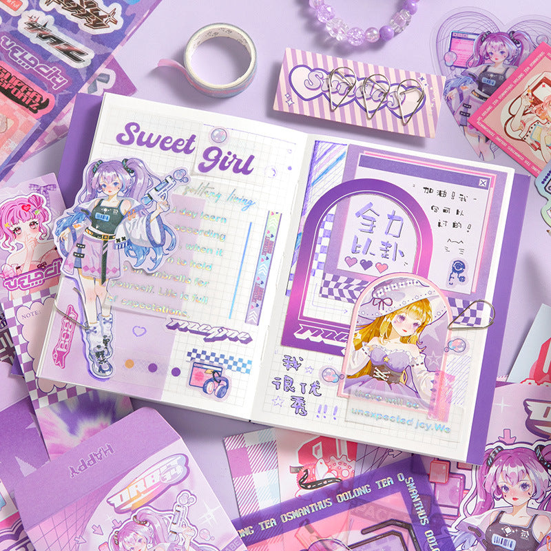 Stationery Hand Ledger Sticker Gift Box