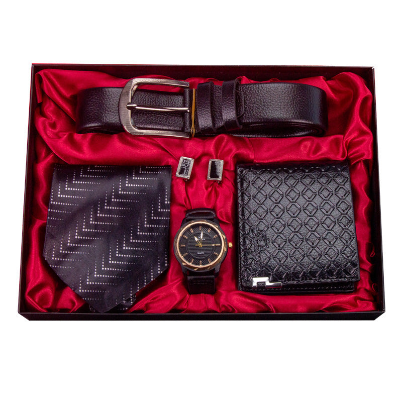 Men's Business Watch Belt Gift Basket