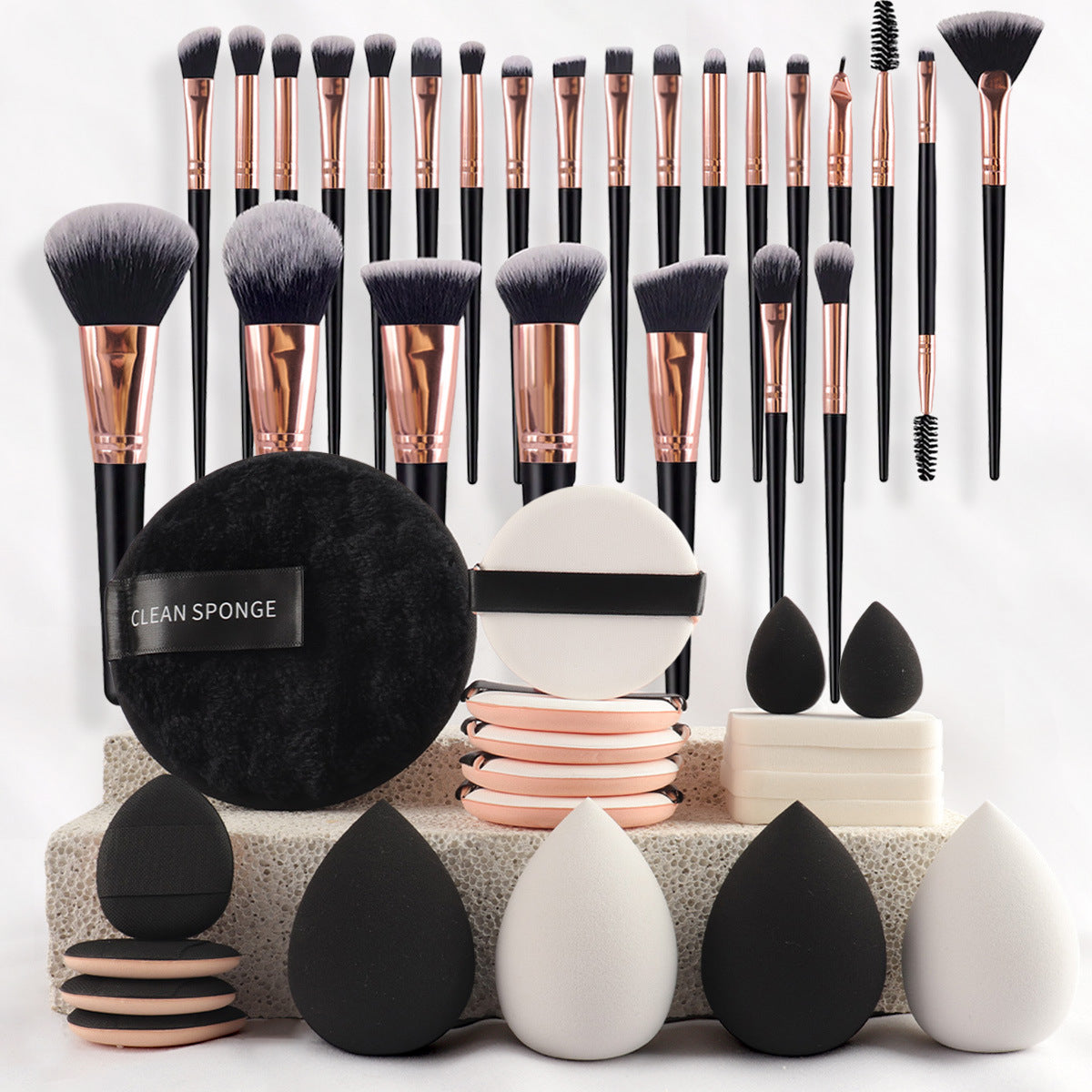 Cosmetic Bag Makeup Brush Set of 47pcs