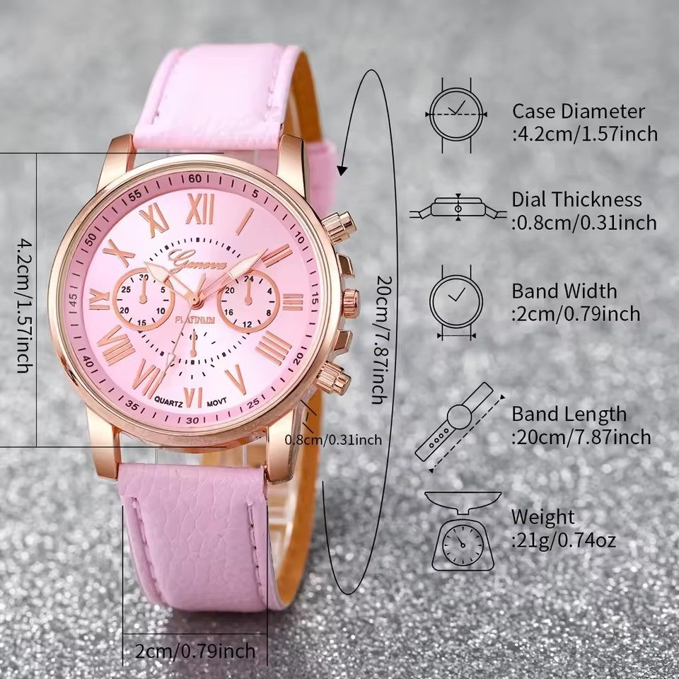 Women's Belt Watch Love Jewelry Gift Box