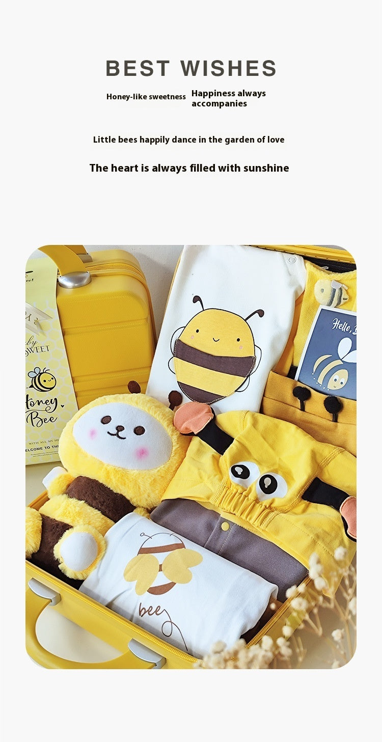 Baby Gift Basket Little Bee Newborn Baby Pure Cotton
