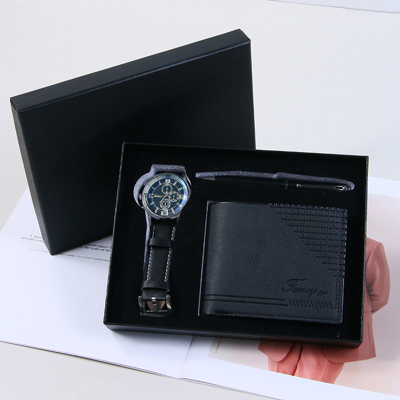 Men's Business Watch Belt Gift Basket