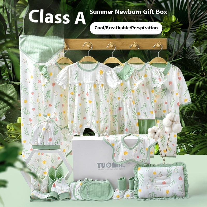 Babies Newborn Summer Thin Floral Gift Box