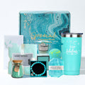 Blue Candle Bath Hand Gift Set