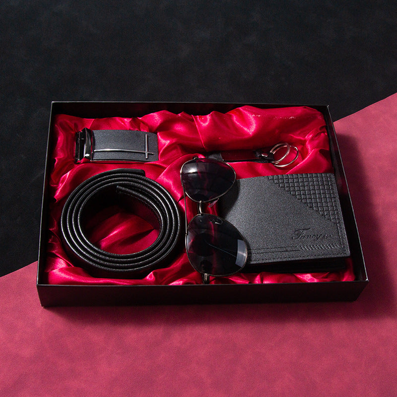 Men's Business Watch Belt Gift Basket