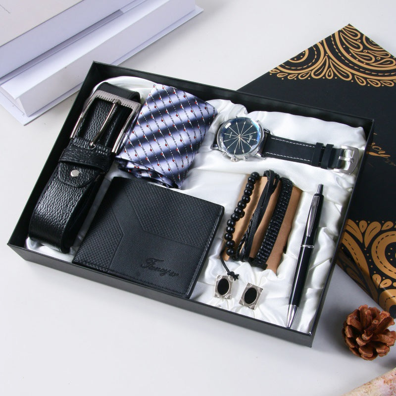 Men's Business Watch Belt Gift Basket