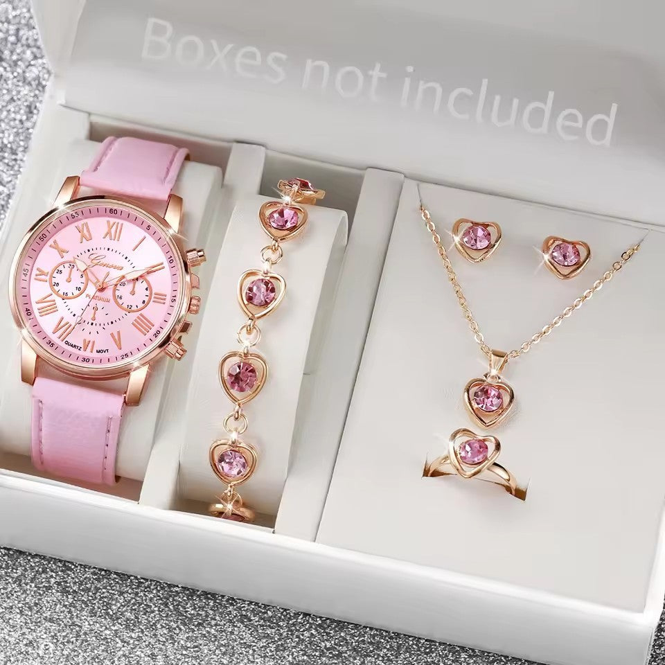 Women's Belt Watch Love Jewelry Gift Box