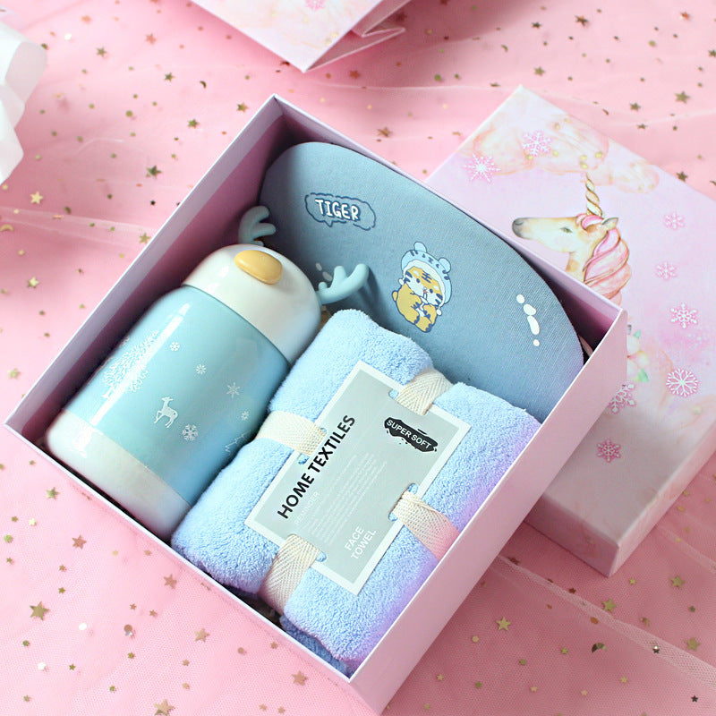 Birthday Girl Cup Towel Gift Basket
