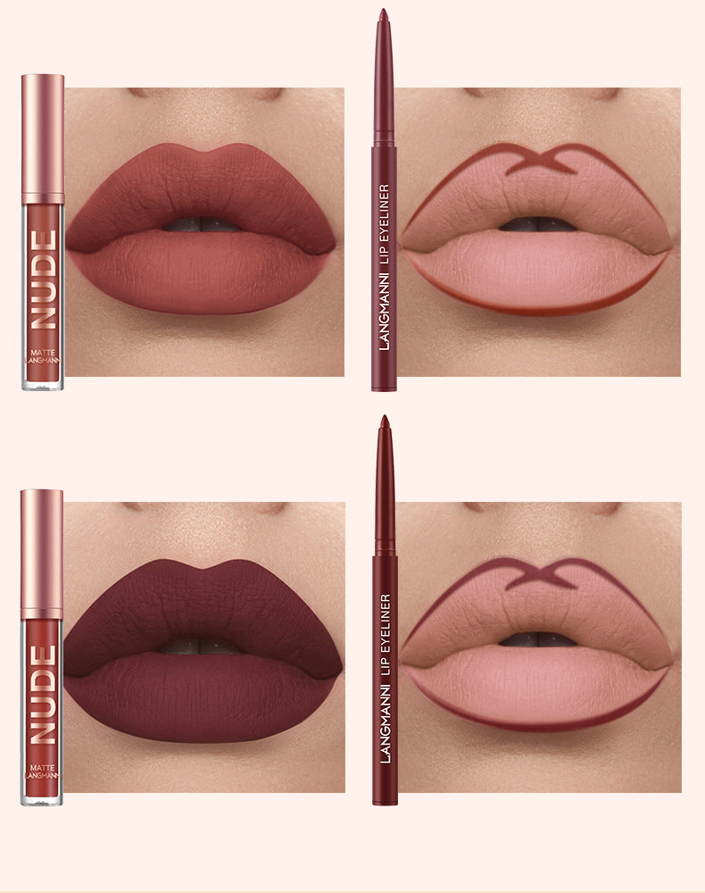 12 Set Matte Lip Gloss Box