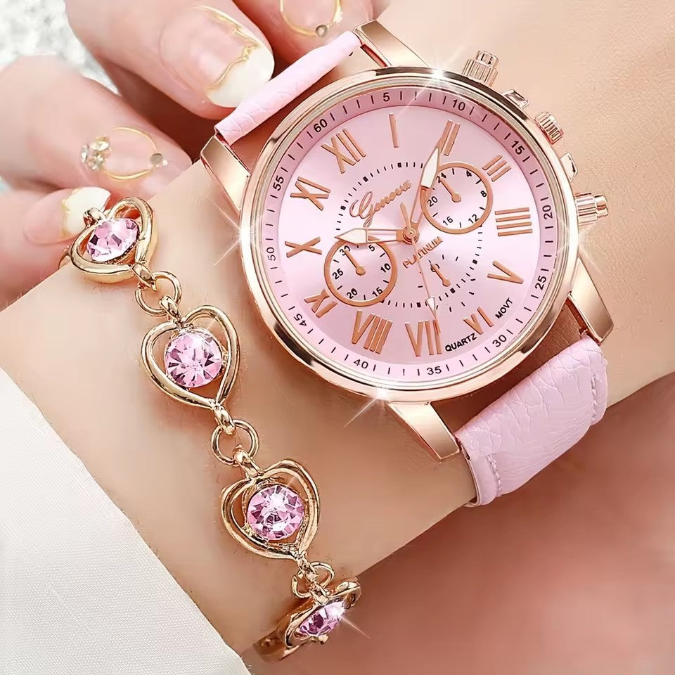 Women's Belt Watch Love Jewelry Gift Box