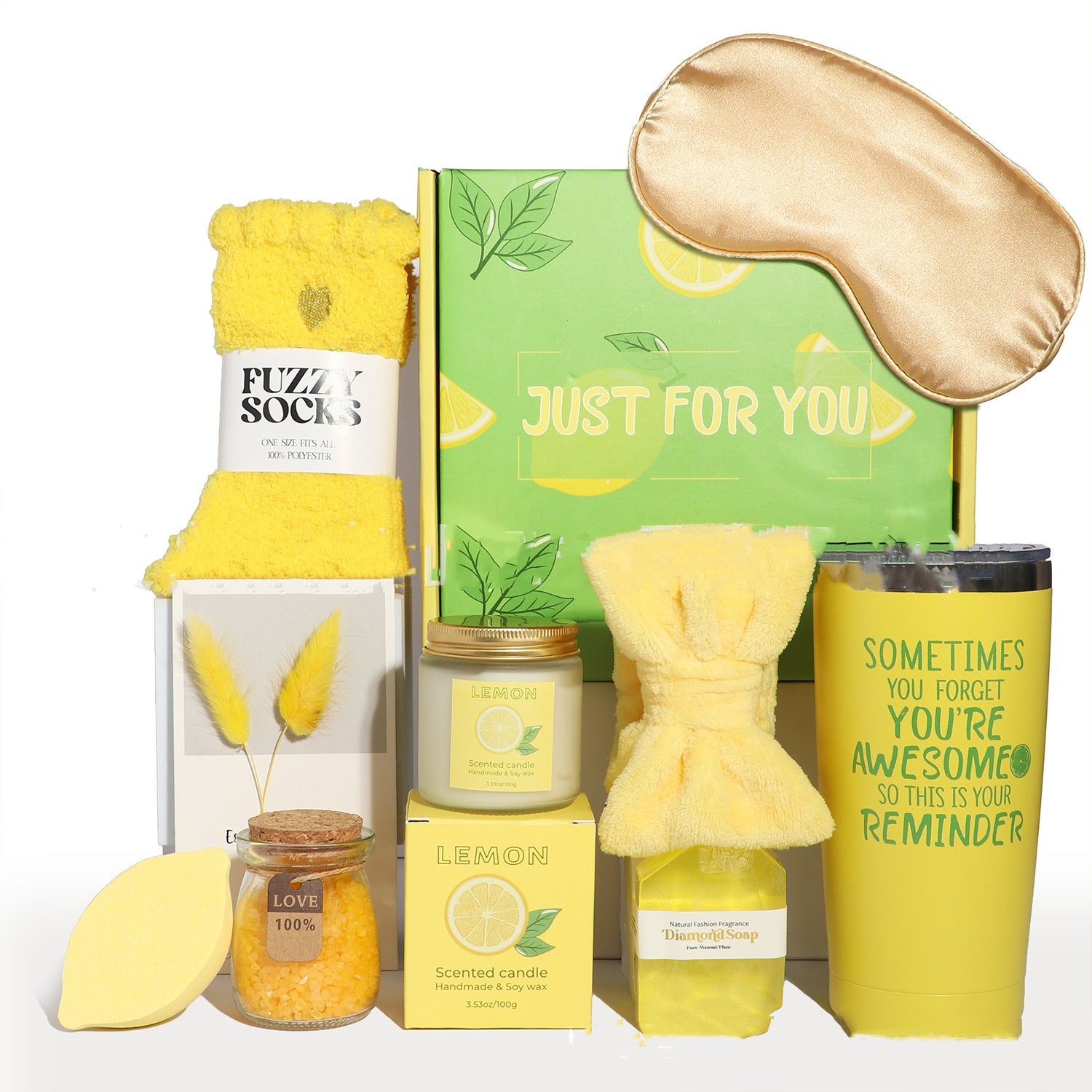 Bight Lemon Birthday Gift Basket