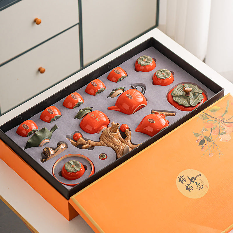Business Ceramic Tea Set Gift Box