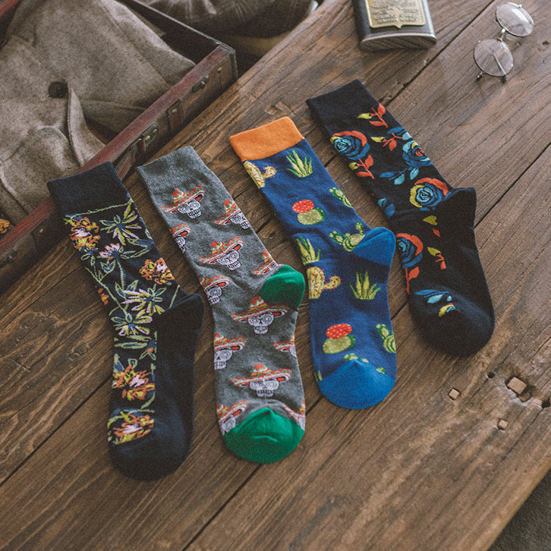 Men's Retro Socks Gift Box