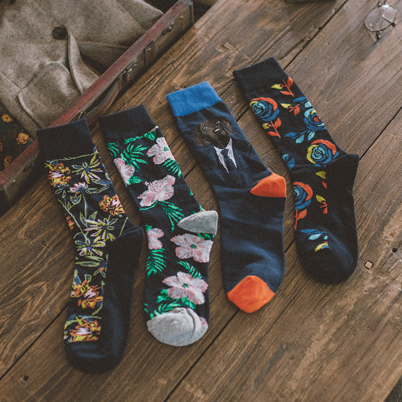 Men's Retro Socks Gift Box