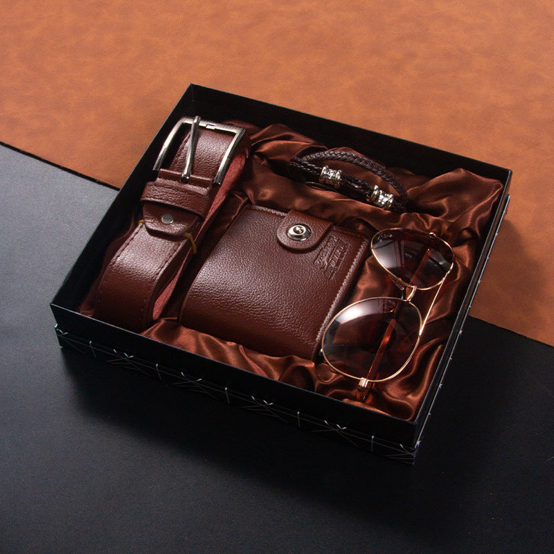Men's Business Watch Belt Gift Basket