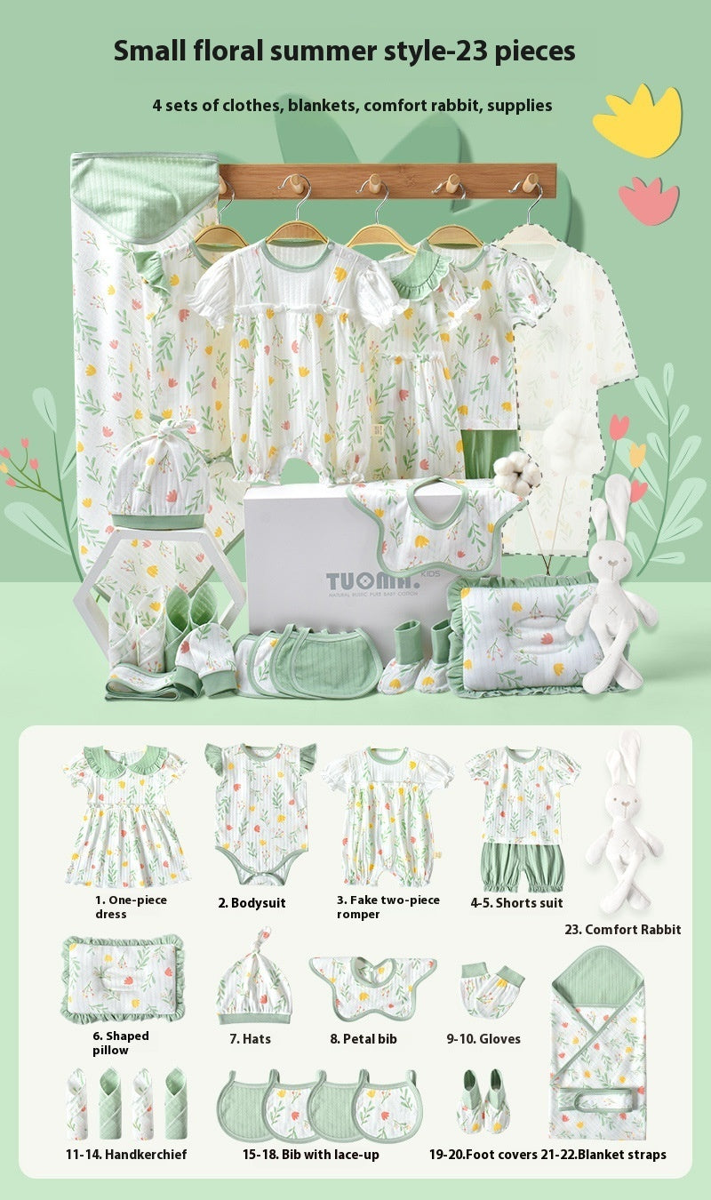 Babies Newborn Summer Thin Floral Gift Box